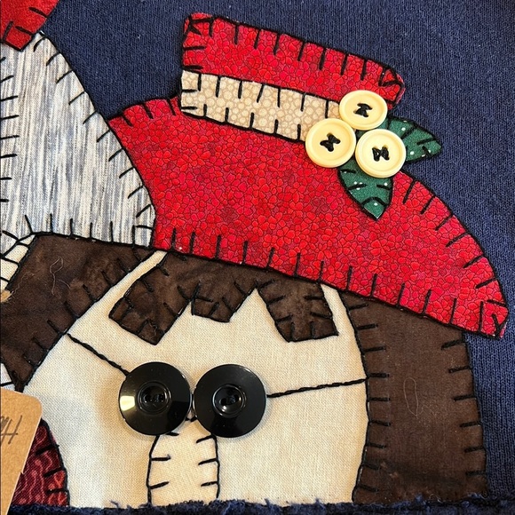 Unbranded vintage sweatshirt - appliquéd, sewn, handmade - Picture 3 of 8